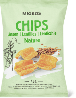 Migros Chips de lentilles Nature