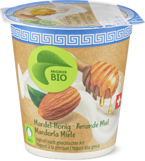 Bio Joghurt Mandel-Honig, griechischer Art