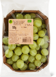 Migros Bio Trauben weiss kernlos