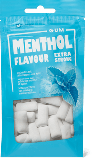 M-Classic Chewing Gum Menthol extra strong