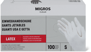 MCLEAN gants jetables latex S