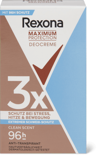 Rexona deo crème Max.Pro. Clean Scent