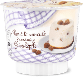 Tradition flan semoule grand-mère
