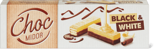 Choc Midor Waffeln Black & White