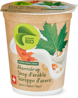 Migros Bio Joghurt Ahornsirup stichfest