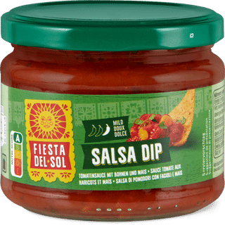 Fiesta del Sol Salsa Dip Sauce tomate aux haricots et maïs