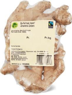 Migros Bio Fairtrade Ingwer