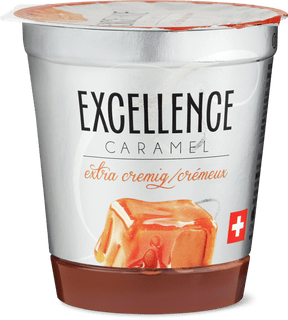 Excellence caramel yogourt avec crème