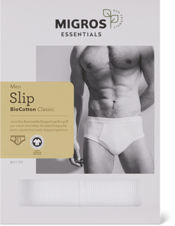 Migros Essentials Slip da uomo Bio Cotton Classic