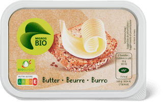 Migros Bio Butter Schale