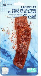 M-Classic hot smoked salmon gewürzt