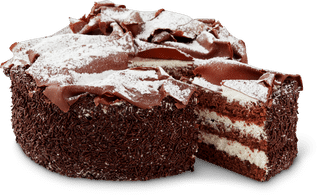 Schwarzwälder-Torte mit Kirschen