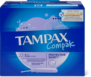 TAMPAX COMPAK LIGHT 22