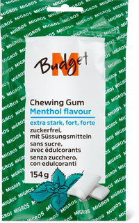 M-Budget Gomme da masticare  Mentolo extra forte