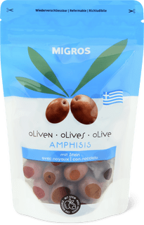 Migros Amphisis Greek olives unpitted