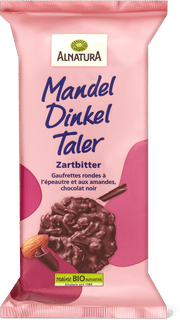 Alnatura Bio Mandel Dinkel Taler Zartbitter