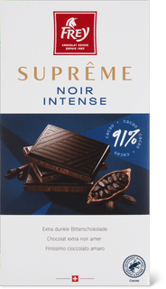 Frey Suprême  Tafelschokolade Noir Intense 91% Cacao