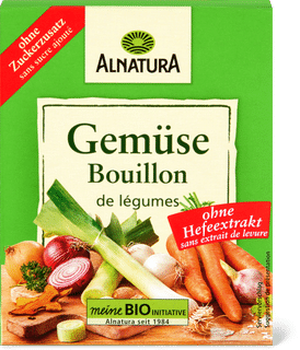 Alnatura Bio Gemüsebouillon ohne Zuckerzusatz, ohne Hefeextrakt
