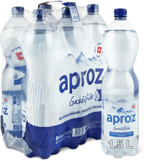 Aproz Gazéifiée mit Kohlensäure