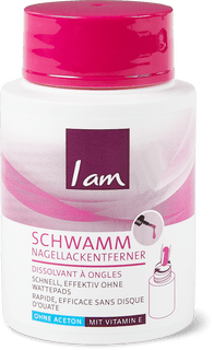 I am Solvente per smalto con spugna senza acetone, con vitamina E