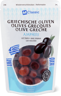 M-Classic Olive greche Amphisis nere con nocciolo
