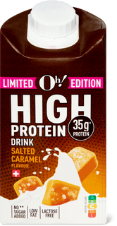 Oh! High Protein Bevanda a base di latte misto Salted Caramel