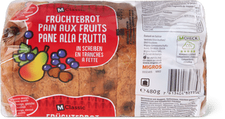 M-Classic Fruit Bread Sliced