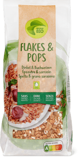 Bio Flakes & Pops Spelt & buckwheat