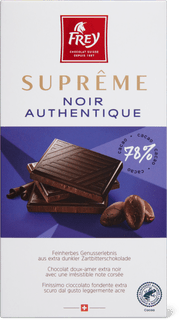 Frey Suprême  Tafelschokolade Noir Authentique 78% Cacao