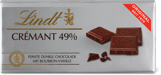 Lindt Chocolate Bar Creamy Dark 49% Cocoa
