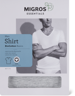 Migros Essentials Men’s Top Organic Cotton Basics