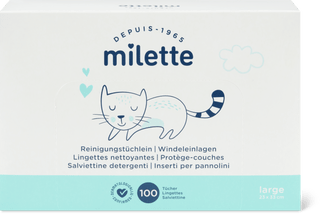 Milette Cleaning wipes/nappy pads