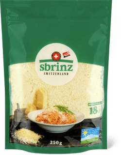 Aus der Region Reibkäse Sbrinz