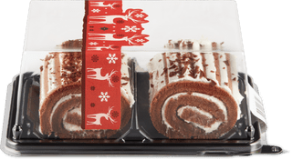 Mini Bûche Weihnach. Schwarzwälder