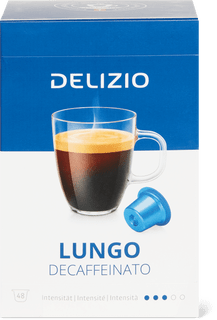 Delizio Capsule di caffè  Lungo Decaffeinato, 48 capsule