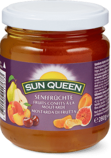 Sun Queen Fruits confits à la moutarde