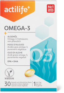 Actilife Omega 3 Algenöl Kapseln