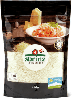 Aus der Region Sbrinz Grated Cheese