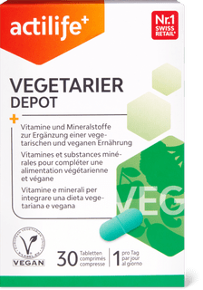 Actilife Compresse Depot per dieta vegetariana