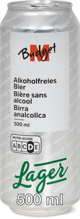 M-Budget Canned Lager Alcohol-Free