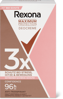 Rexona Crema deodorante Confidence 96h, antitraspirante