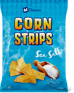 M-Classic Corn Strips crisps Sea salt