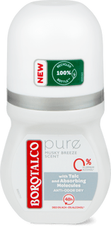 Borotalco Deo Pure Roll-on senza alumi.