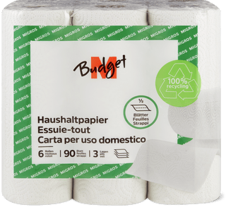 M-Budget Recycling 3 épaisseurs, 1/2 feuille
