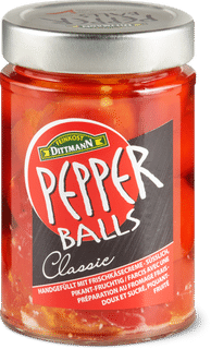 Dittmann Antipasti Pepperballs   au fromage frais