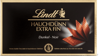 Lindt Hauchdünn Extra Fin  Dunkel