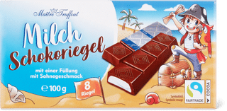 Maître Truffout Schokoriegel mit einer Füllung mit Sahnegeschmack