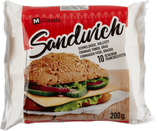 M-Classic formaggio fuso sandwich