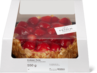 Fraîchement préparé Gâteau aux fraises