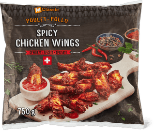 M-Classic Spicy Chicken Wings gewürzt